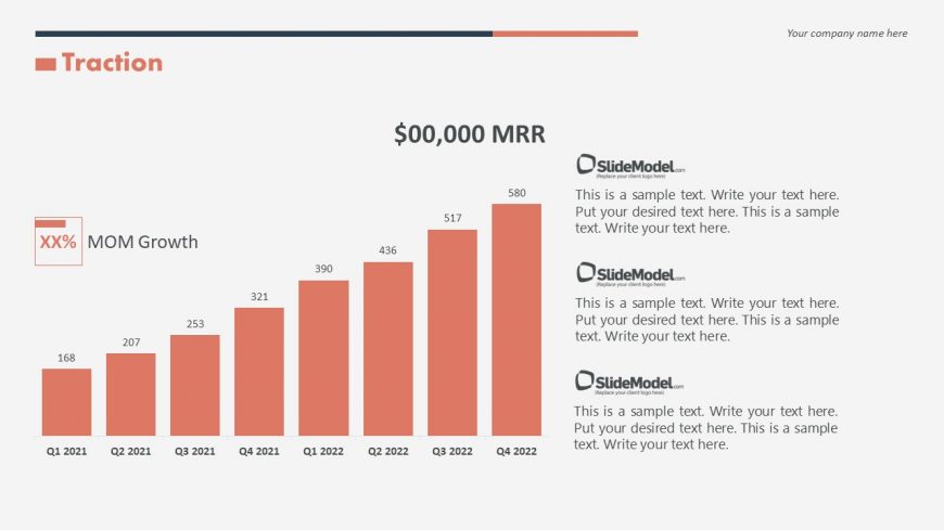 Data-Driven Bar Graph - Traction Slide