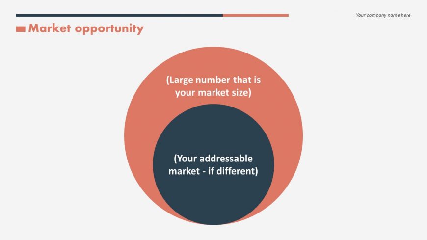 Template Circular Diagram for Market Opportunity