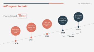 Presentation Slide Design for Timeline