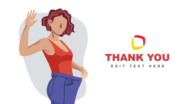 Thank You PPT Slide – Obesity & Weight Management Template