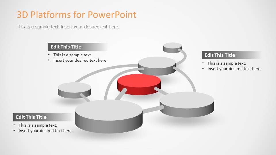 PowerPoint的3D圆形平台 - 木鱼查询