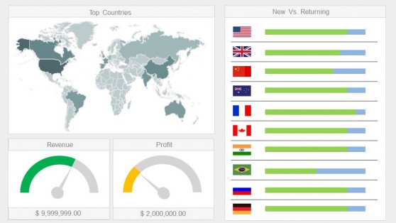 Regional Metrics and Financial Performance Gauges