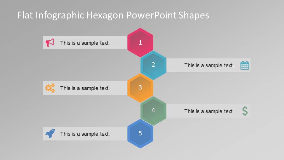 tables 9 chart x Flat Infographic Design Steps with Icons List Business 5