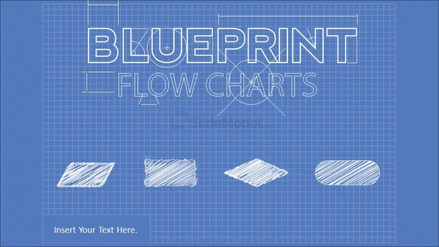 Blueprint Flowcharts Front Page With Vector Title Slidemodel My Xxx