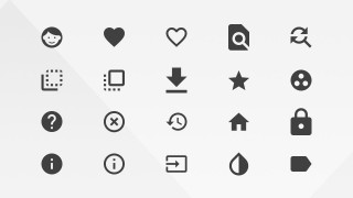 Google Materials PowerPoint Action Icons