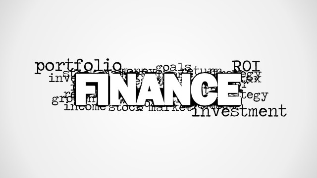 Finance Word Cloud Picture for PowerPoint