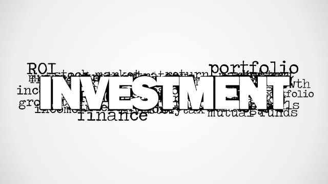 Investment Word Cloud Picture for PowerPoint
