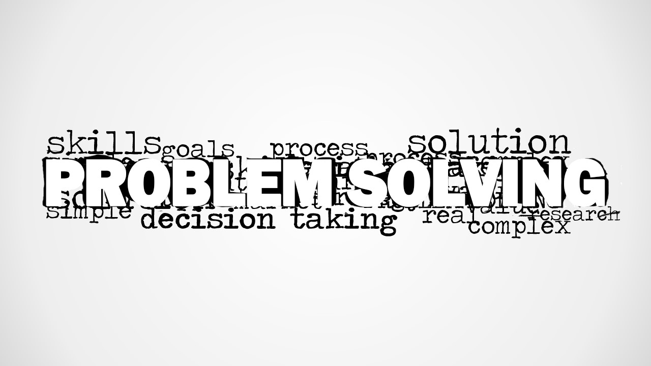 word that means problem solving