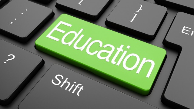 Education Computer Keyword Picture for PowerPoint