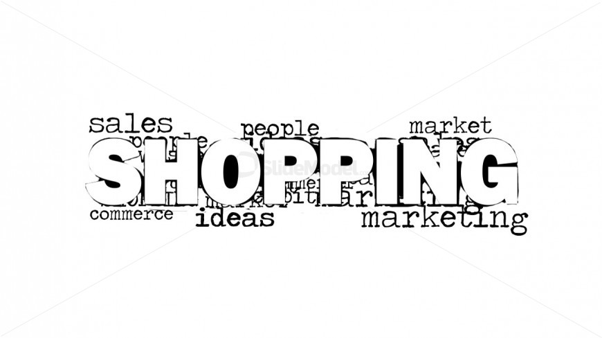 PowerPoint Image for Shopping Keyword Cloud