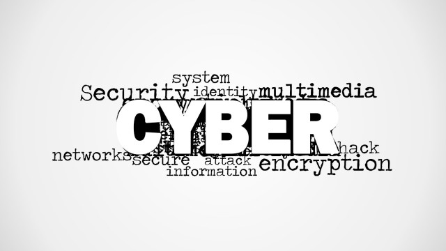 Cyber Word Cloud Picture for PowerPoint