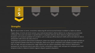PPT Slide of Strengths for SWOT Analysis