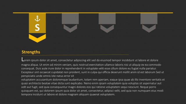 Strengths SWOT Analysis PowerPoint Slide