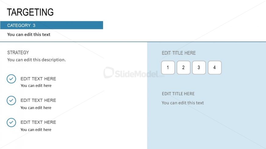 Bullet List Template for Listing Customers