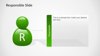 Template of Project Responsibilities Silhouette