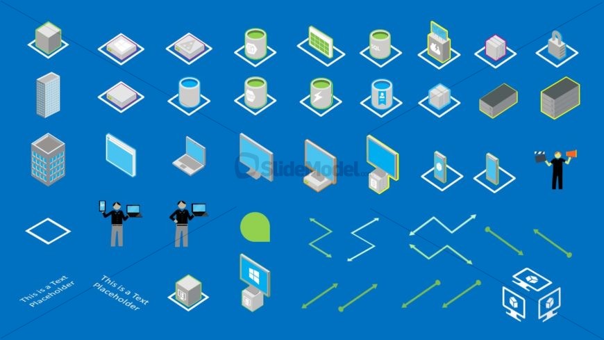 Clipart Cloud Services PowerPoint
