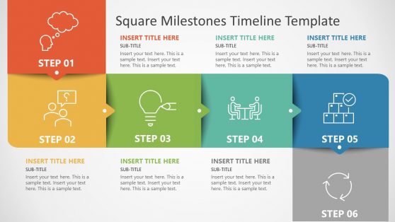 Infographic PowerPoint 6 Steps Diagram