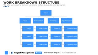 PowerPoint WBS Project Management Template