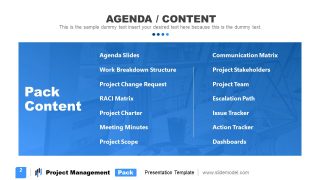 PowerPoint Project Management Pack 