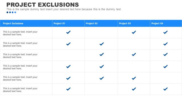 Project Execution Template in PowerPoint