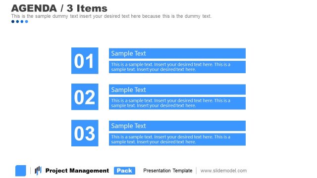 Agenda Segments PowerPoint PM