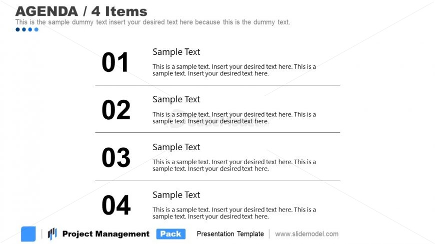 PowerPoint Templates of Table of Contents 