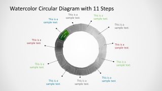 Presentation of Watercolor Design Step 10