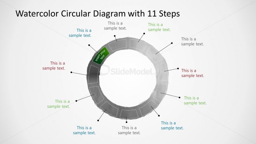 Presentation of Watercolor Design Step 10