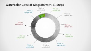 Presentation of Watercolor Design Step 11