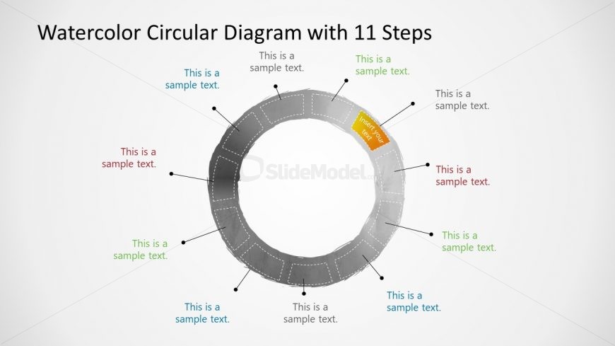 Presentation of Watercolor Design Step 2