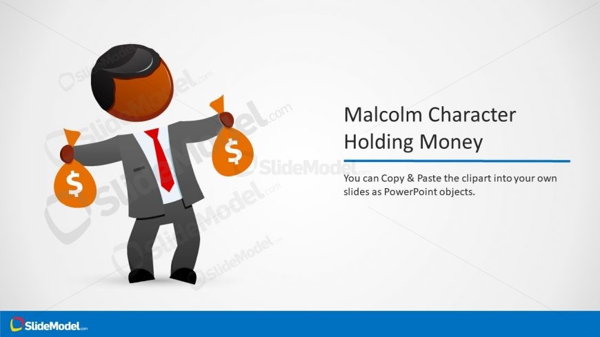 PowerPoint Malcolm Character Vector Image