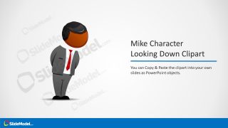 Malcom Cartoon Figure - PPT Template
