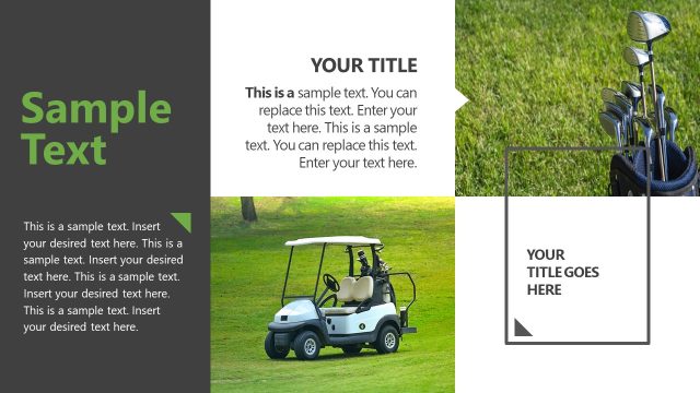 Golf Theme Presentation Slide Template