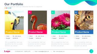 Portfolio Slide - Multi-Purpose PPT Template  