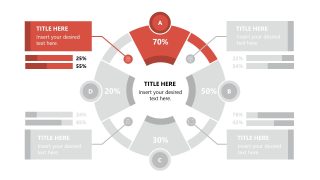 PPT Template for 4-Step Diagram Presentation 