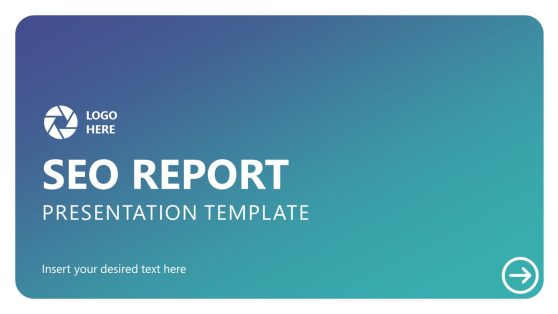 SEO Report PPT Template for Presentation