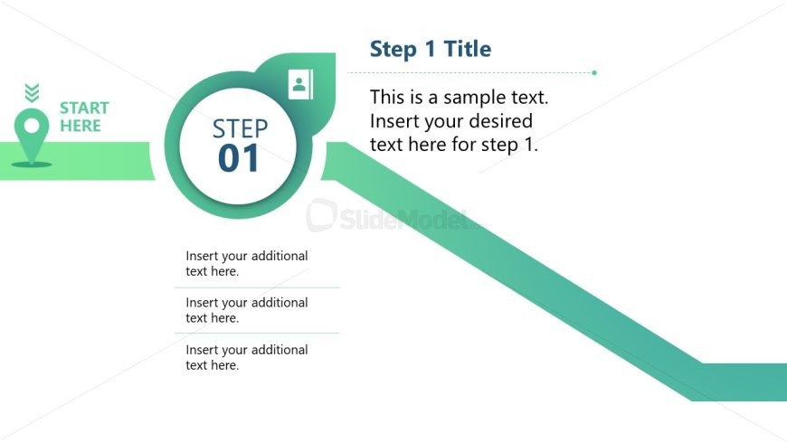 PowerPoint Template for Visual Roadmap Presentation
