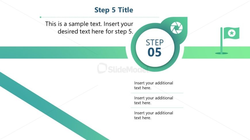 Presentation Template for Visual Roadmap Diagram