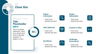 Customizable PDCA Presentation Slide 