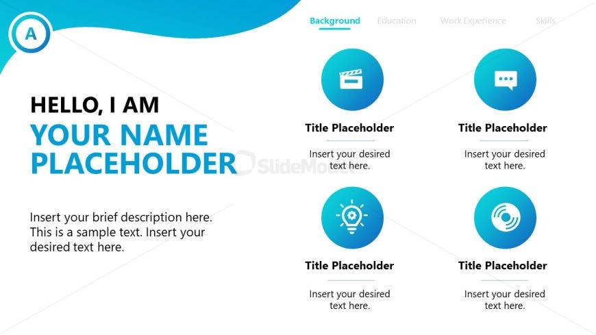 PowerPoint Template for About Me Presentation