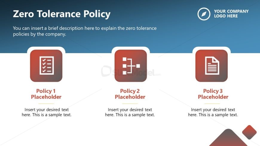 Zero Tolerance Policy PPT Slide 