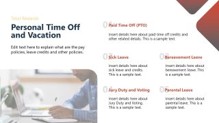 Personal Time Off and Vacation PPT Template 