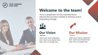 Welcome to the Team Presentation Slide 