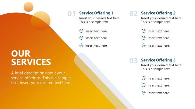 Our Services Slide – Corporate Company Profile Presentation