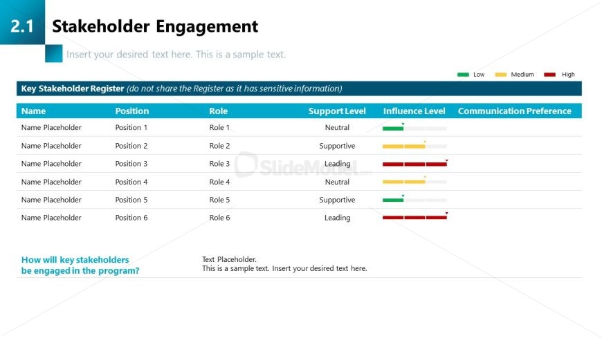 PowerPoint Slide for Stakeholder Engagement