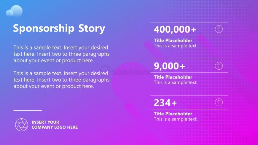 Sponsorship Pitch Deck Template for Presentation