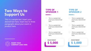 PowerPoint Template for Sponsorship Pitch Deck
