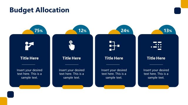 Communication Plan PPT Slide for Budget Allocation