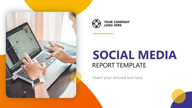 Social Media Report PowerPoint Template