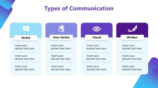 Communication Training PowerPoint Slide Template 